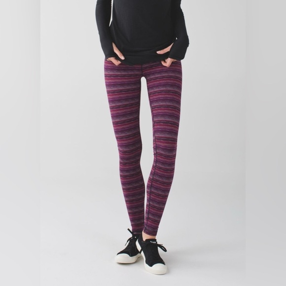 Lululemon Wunder Under III Space Dye Twist in Regal Plum Alarming - Picture 1 of 10